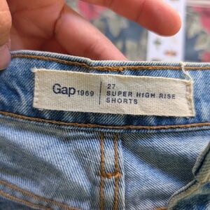 Gap Super High Rise Denim Shorts